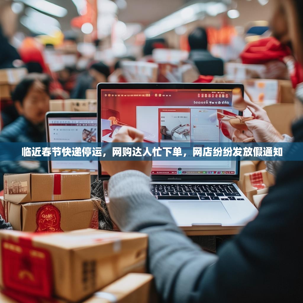 临近春节快递停运，网购达人忙下单，网店纷纷发放假通知