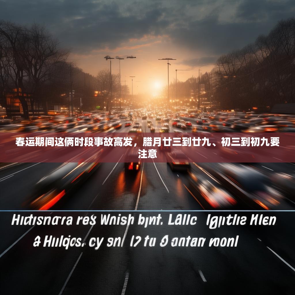 春运期间这俩时段事故高发，腊月廿三到廿九、初三到初九要注意