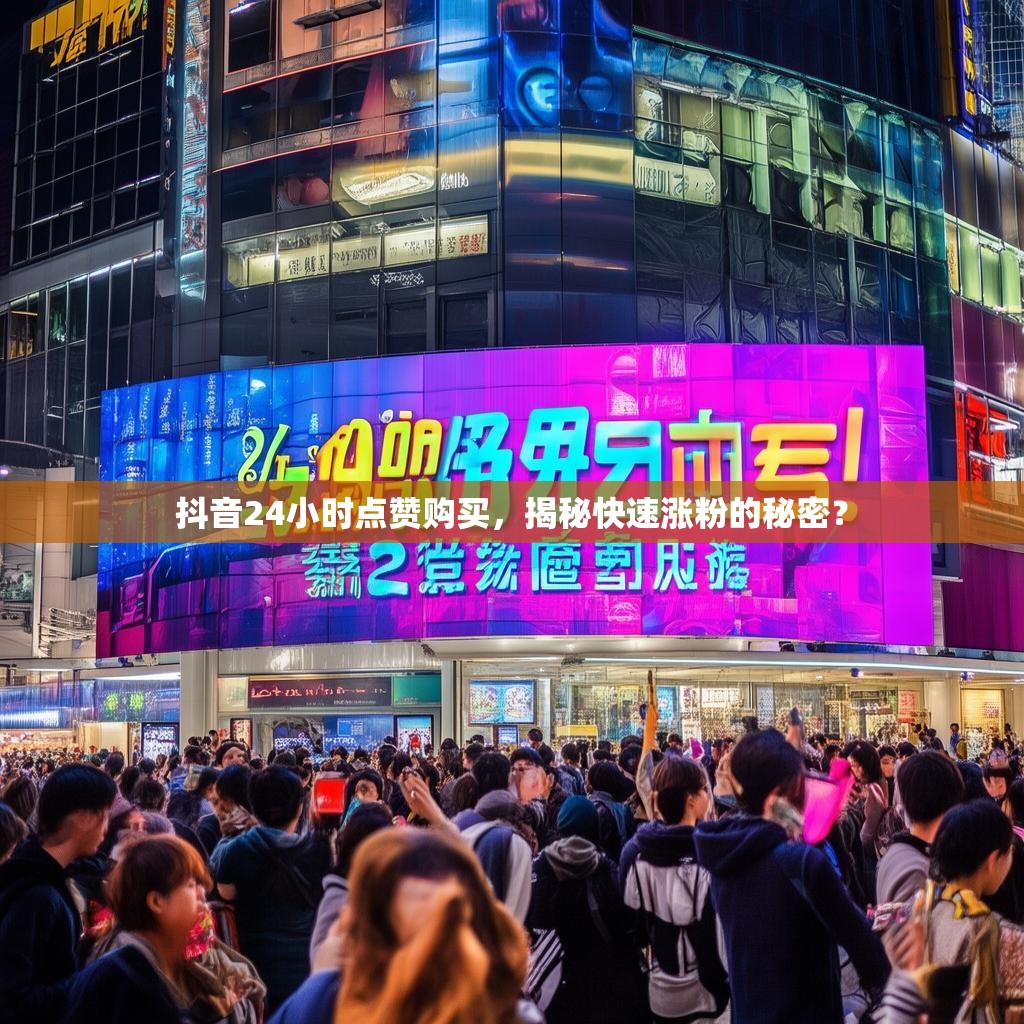 抖音24小时点赞购买,揭秘快速涨粉的秘密?