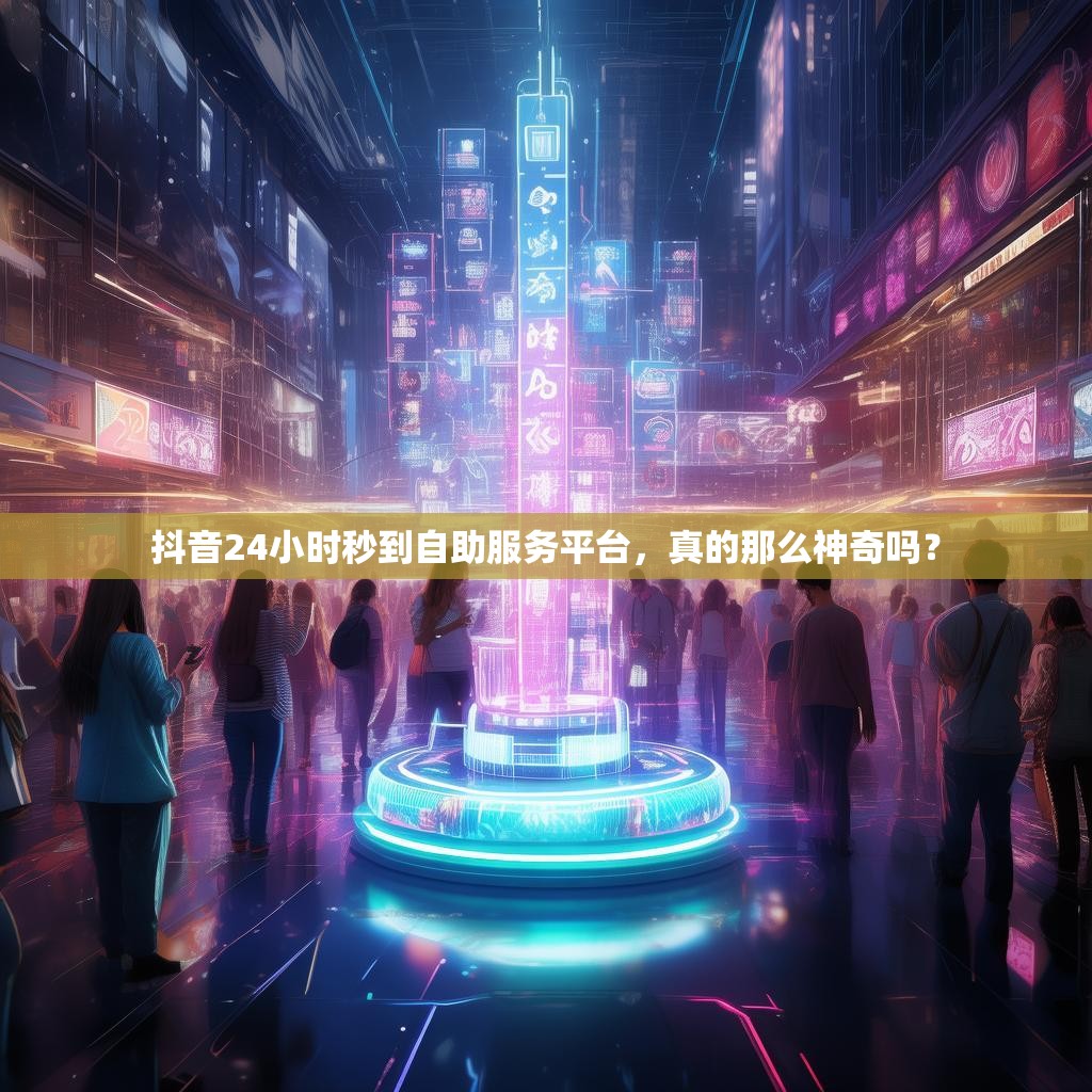 抖音24小时秒到自助服务平台,真的那么神奇吗?