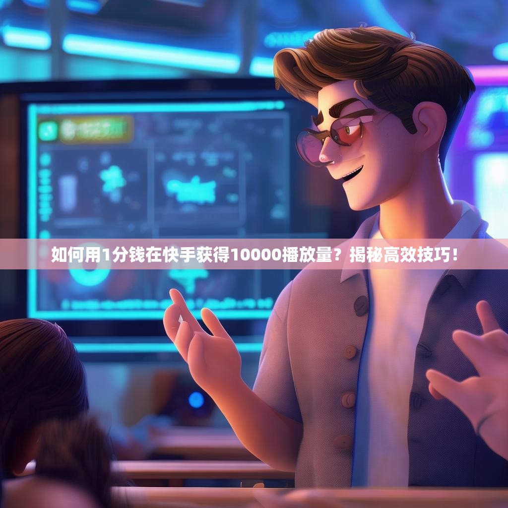 如何用1分钱在快手获得10000播放量？揭秘高效技巧！