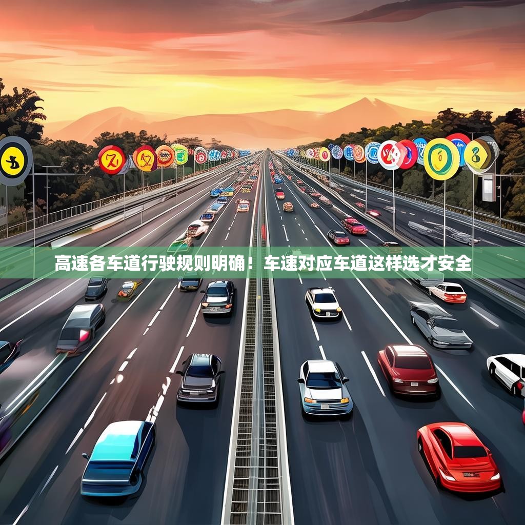 高速各车道行驶规则明确！车速对应车道这样选才安全