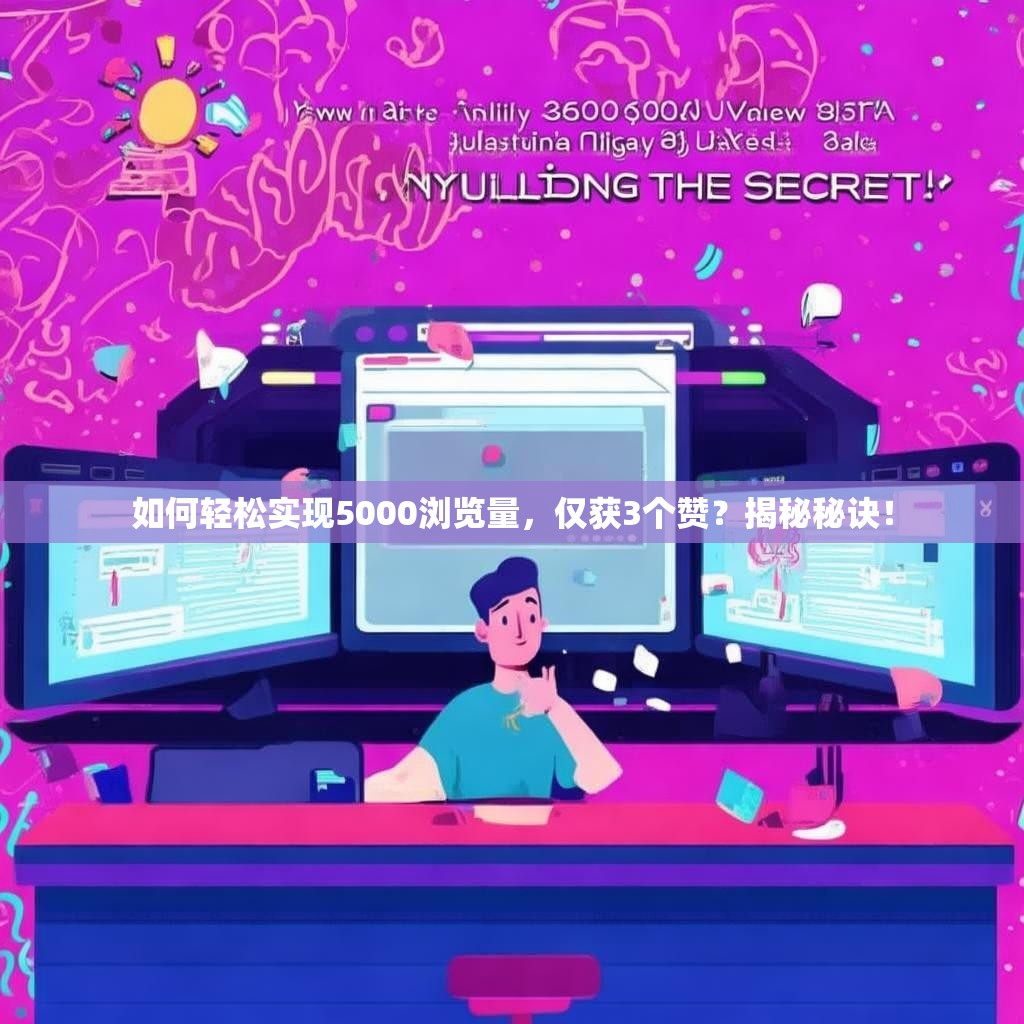 如何轻松实现5000浏览量,仅获3个赞?揭秘秘诀!