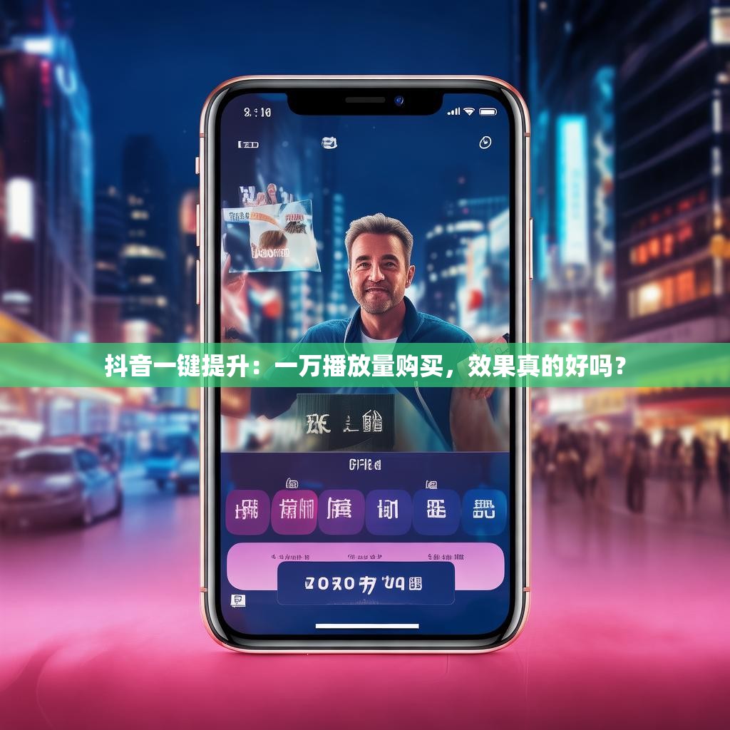抖音一键提升:一万播放量购买,效果真的好吗?