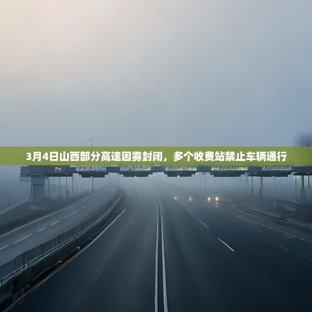 3月4日山西部分高速因雾封闭，多个收费站禁止车辆通行
