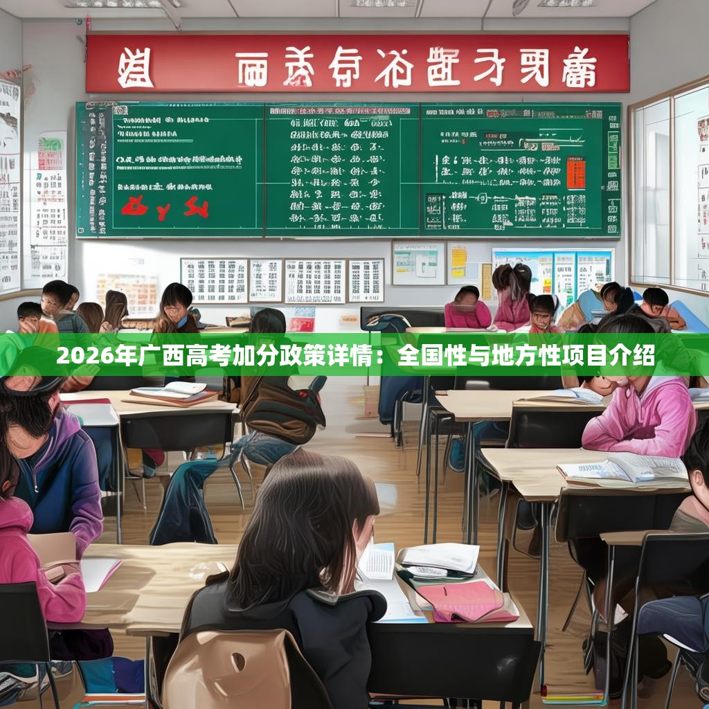 2026年广西高考加分政策详情:全国性与地方性项目介绍