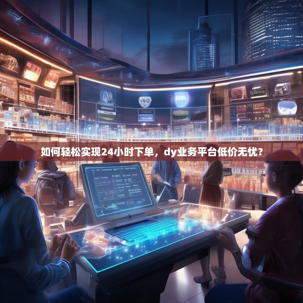如何轻松实现24小时下单，dy业务平台低价无忧？