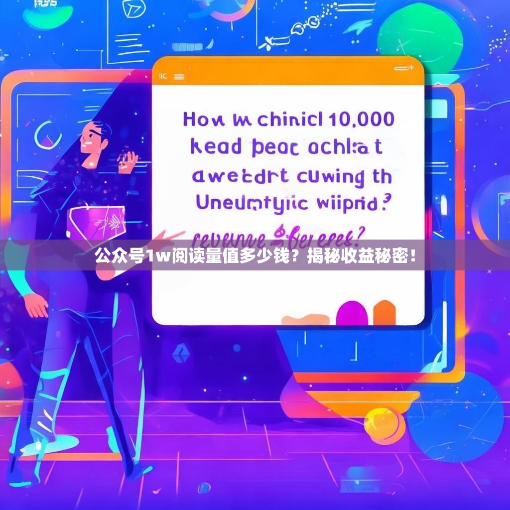 公众号1w阅读量值多少钱?揭秘收益秘密!