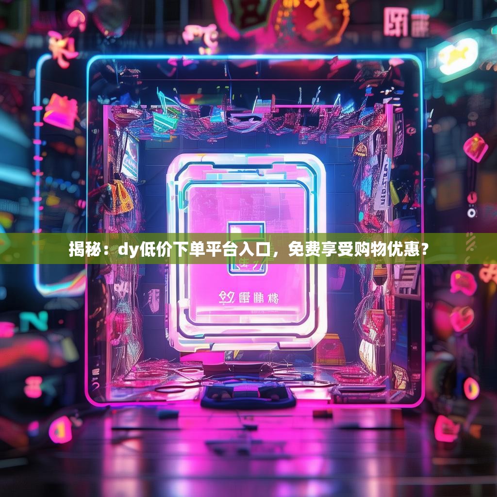 揭秘：dy低价下单平台入口，免费享受购物优惠？