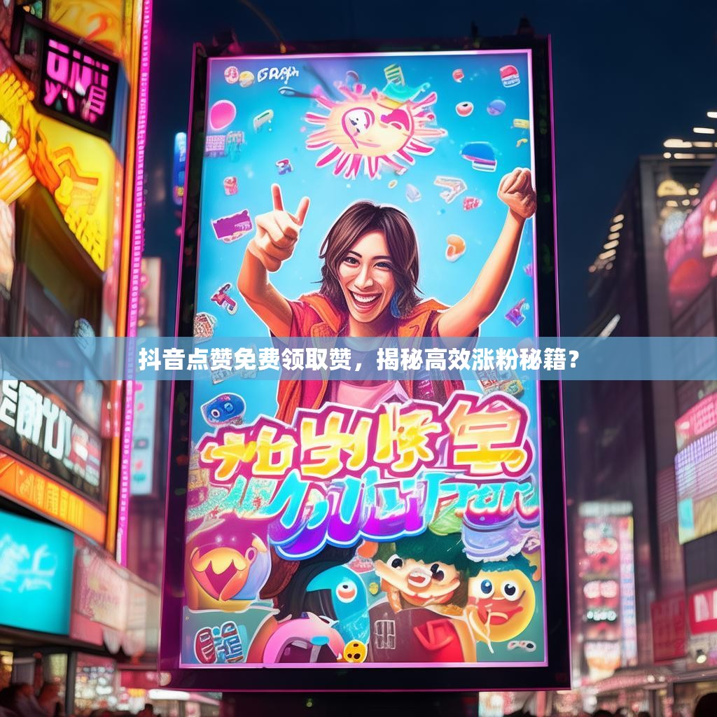 抖音点赞免费领取赞，揭秘高效涨粉秘籍？