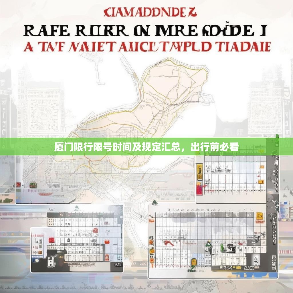 厦门限行限号时间及规定汇总，出行前必看