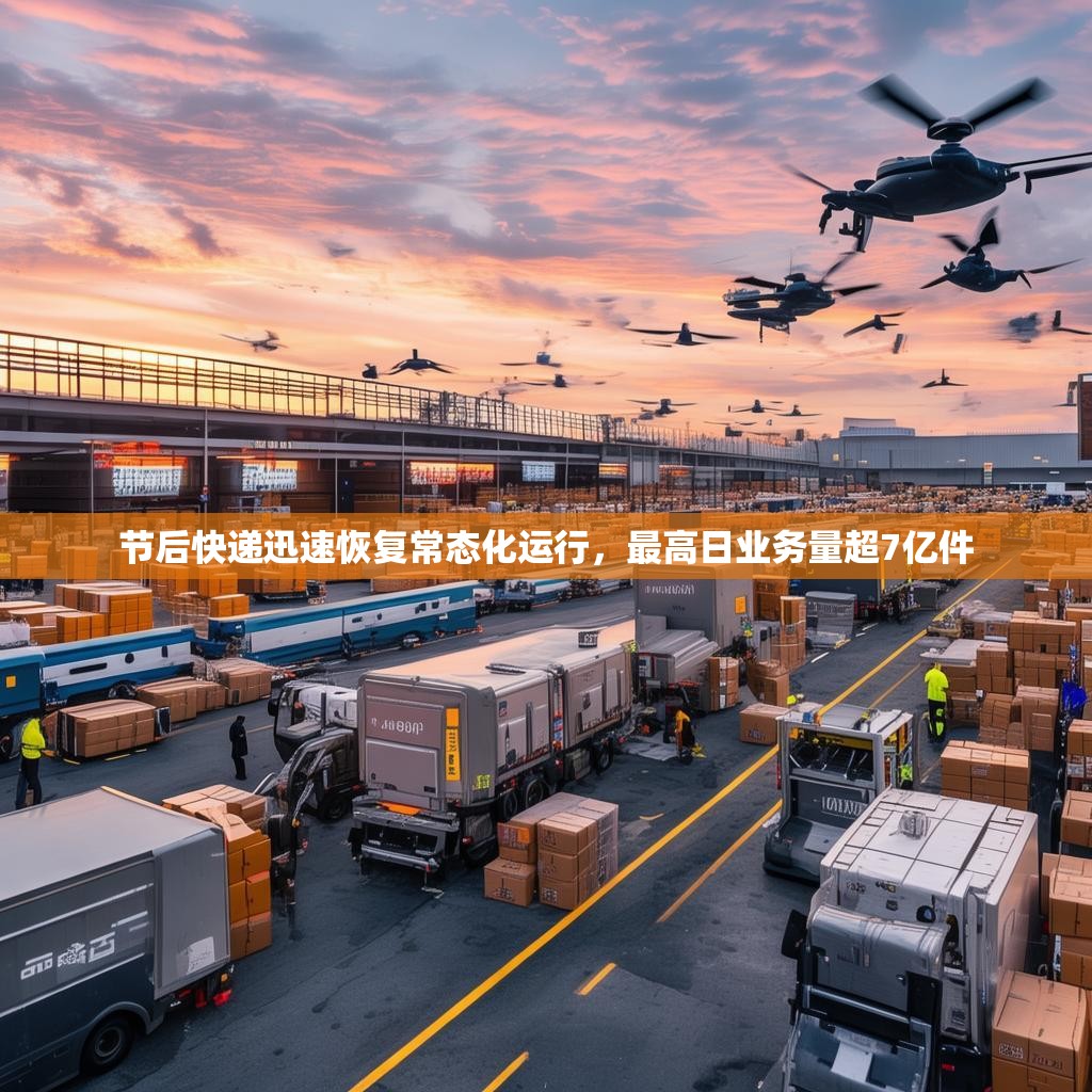 节后快递迅速恢复常态化运行，最高日业务量超7亿件