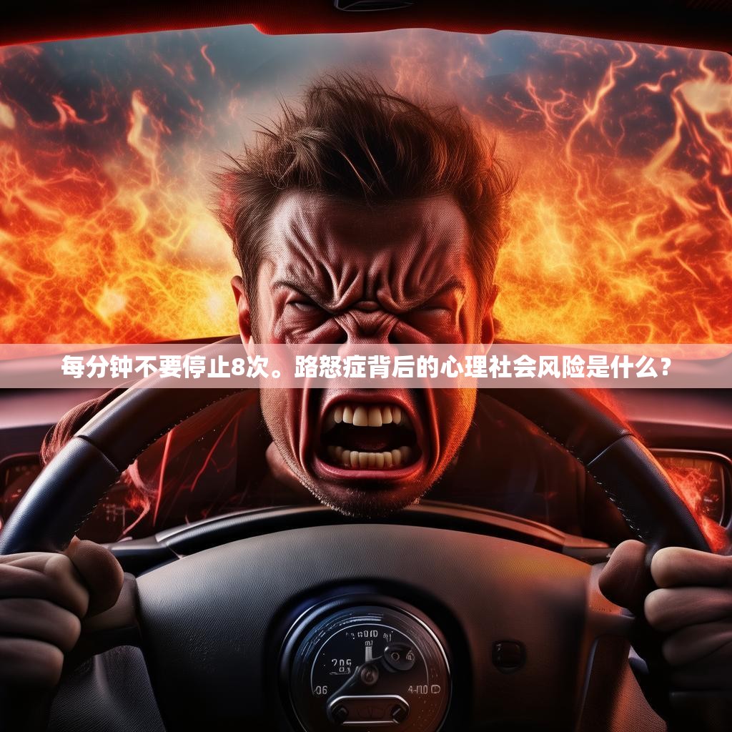 每分钟不要停止8次。路怒症背后的心理社会风险是什么？