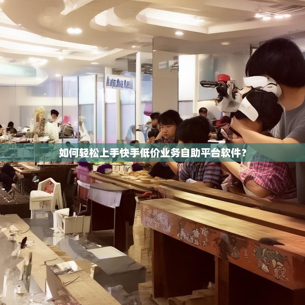 如何轻松上手快手低价业务自助平台软件？