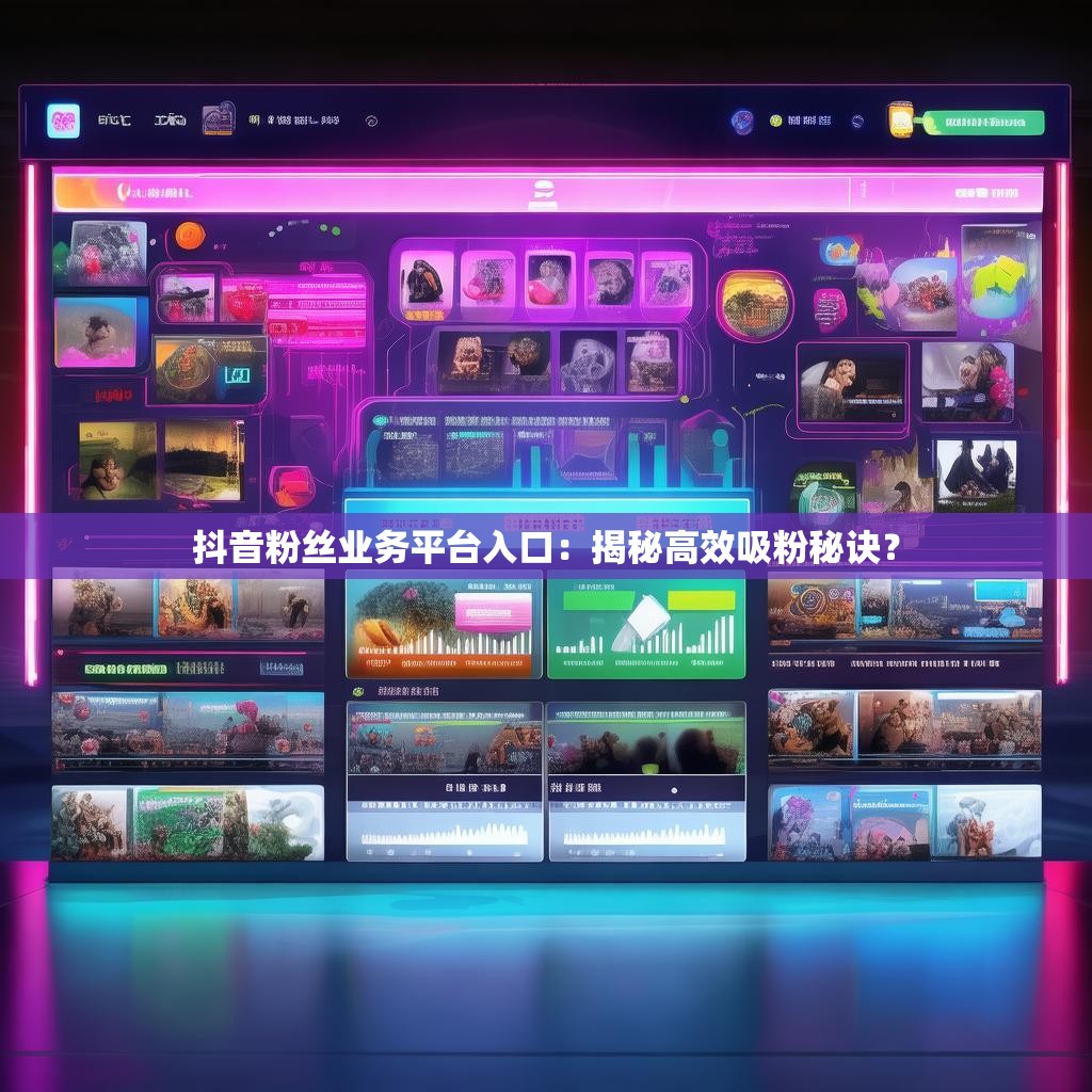 抖音粉丝业务平台入口：揭秘高效吸粉秘诀？