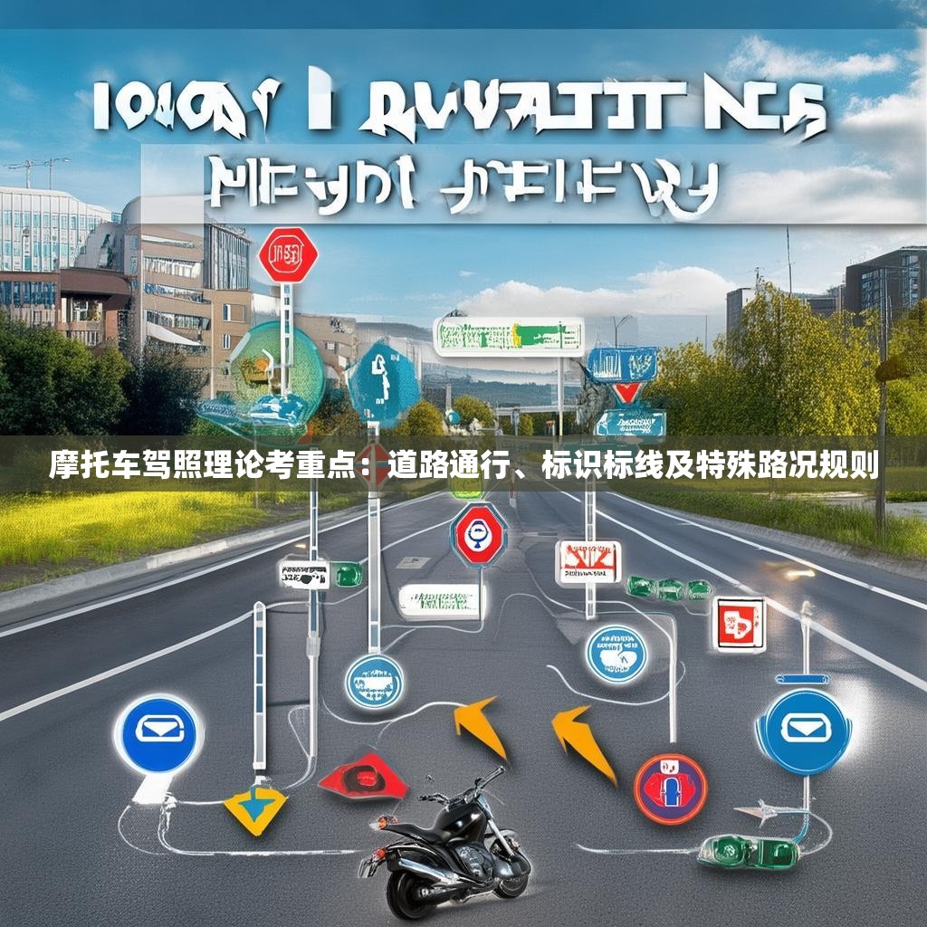 摩托车驾照理论考重点：道路通行、标识标线及特殊路况规则