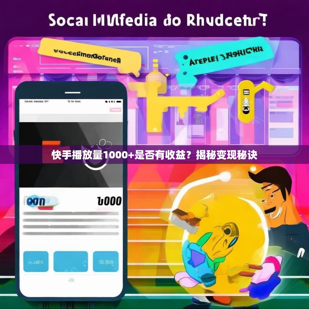 快手播放量1000+是否有收益?揭秘变现秘诀
