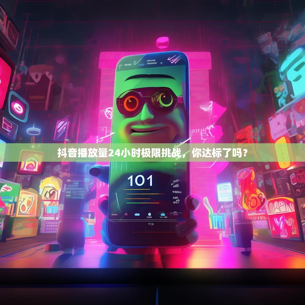 抖音播放量24小时极限挑战，你达标了吗？
