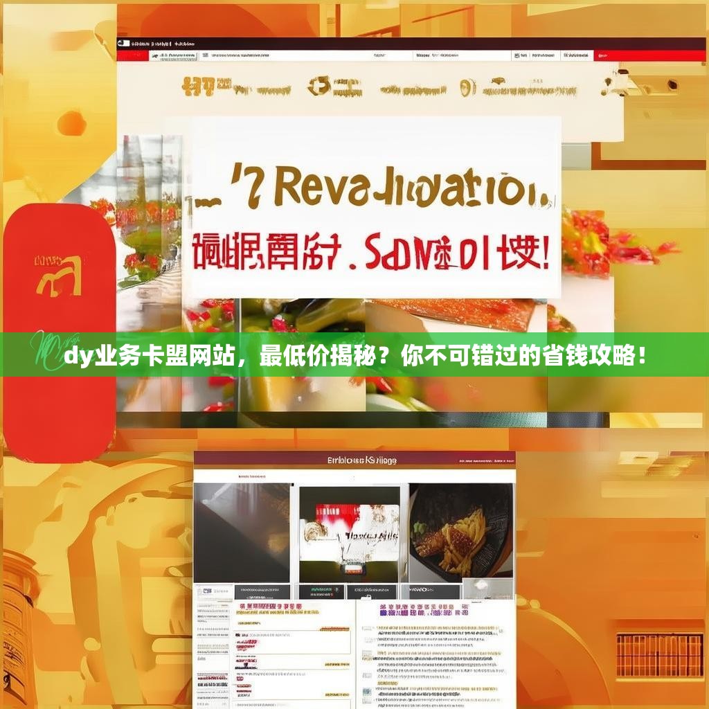 dy业务卡盟网站,最低价揭秘?你不可错过的省钱攻略!