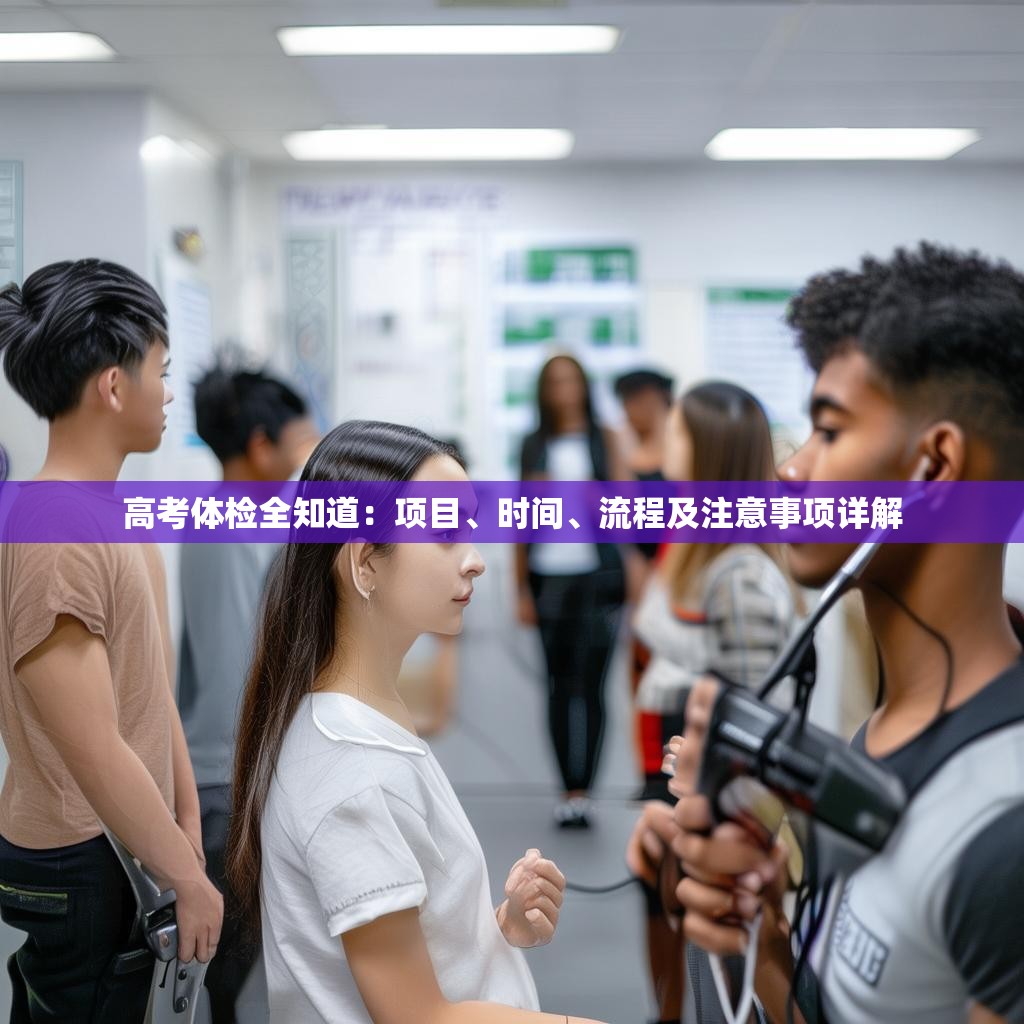 高考体检全知道：项目、时间、流程及注意事项详解
