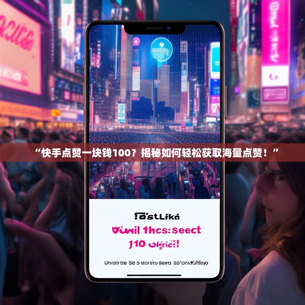 “快手点赞一块钱100？揭秘如何轻松获取海量点赞！”