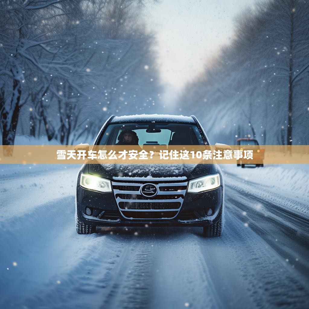 雪天开车怎么才安全？记住这10条注意事项