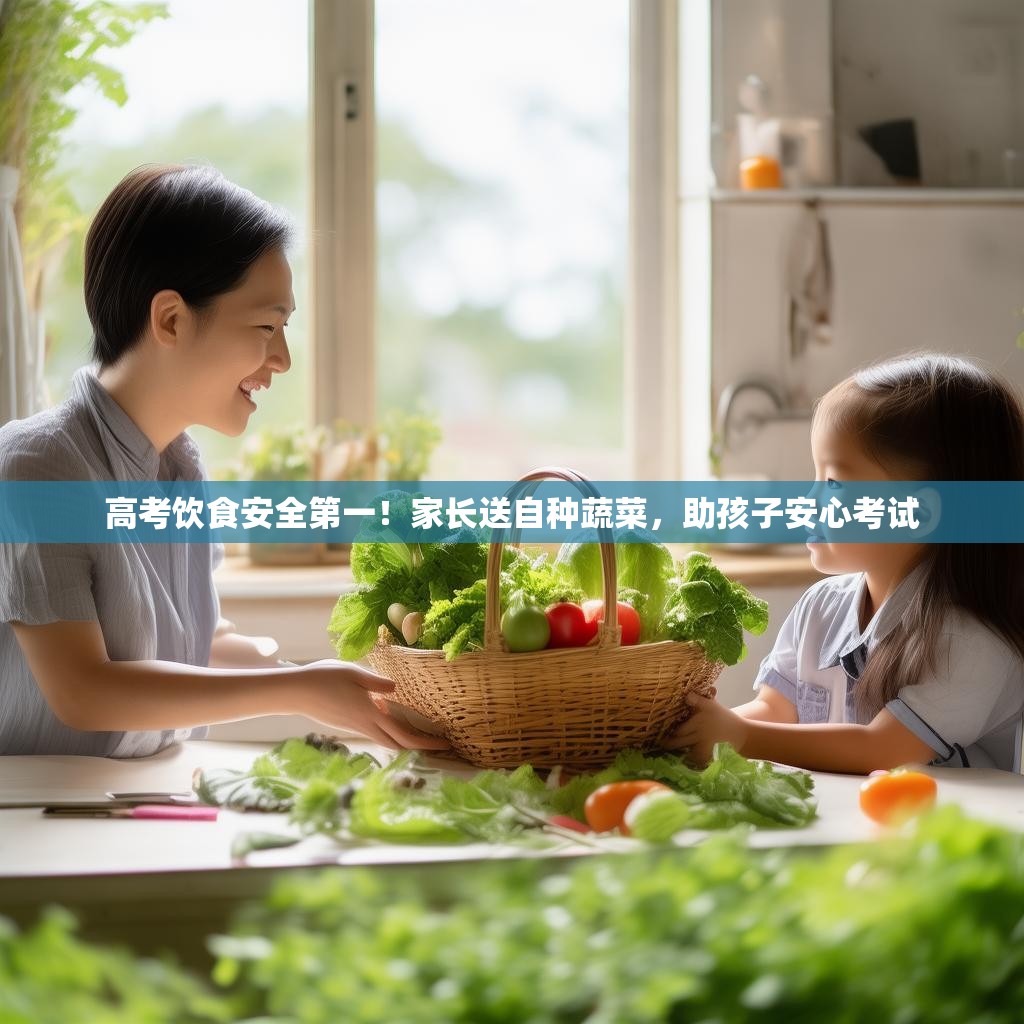 高考饮食安全第一！家长送自种蔬菜，助孩子安心考试