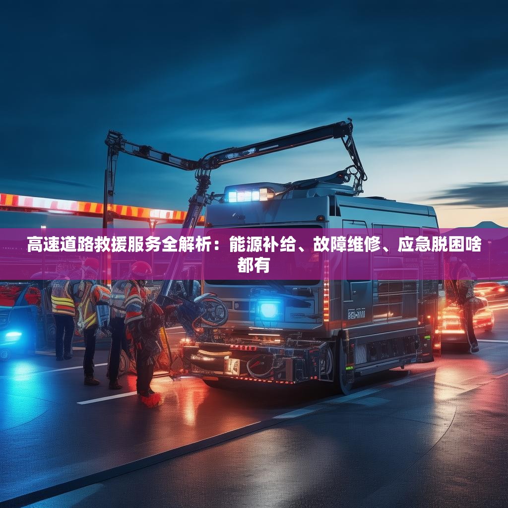 高速道路救援服务全解析：能源补给、故障维修、应急脱困啥都有