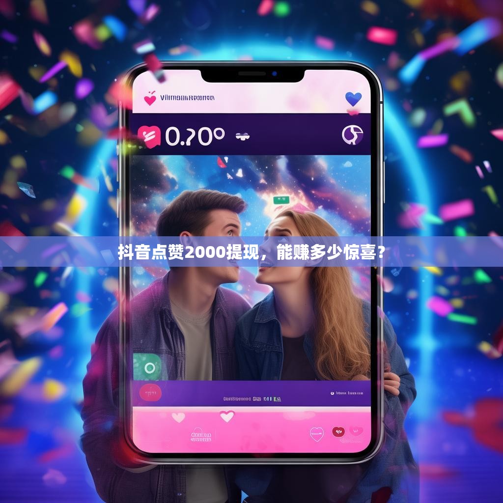 抖音点赞2000提现，能赚多少惊喜？