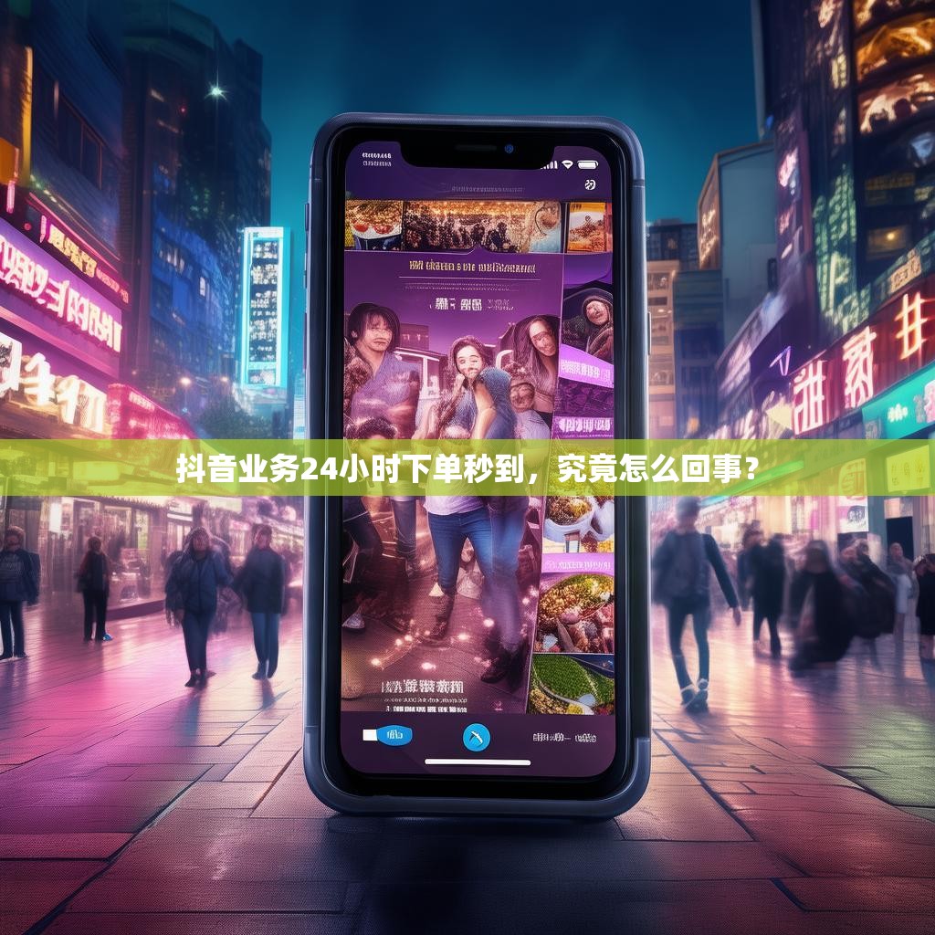详细阅读:抖音业务24小时下单秒到,究竟怎么回事? 抖音业务24小时下单秒到,究竟怎么回事?