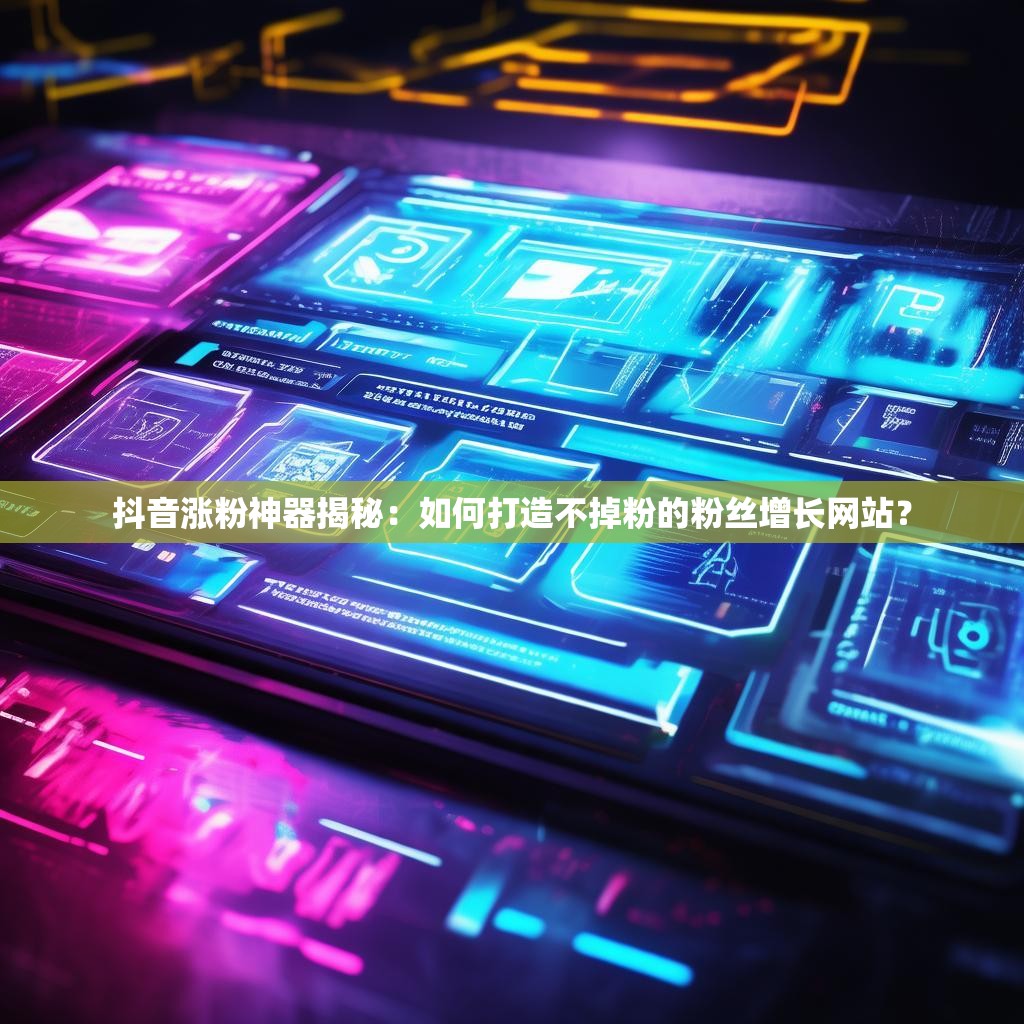 抖音涨粉神器揭秘：如何打造不掉粉的粉丝增长网站？