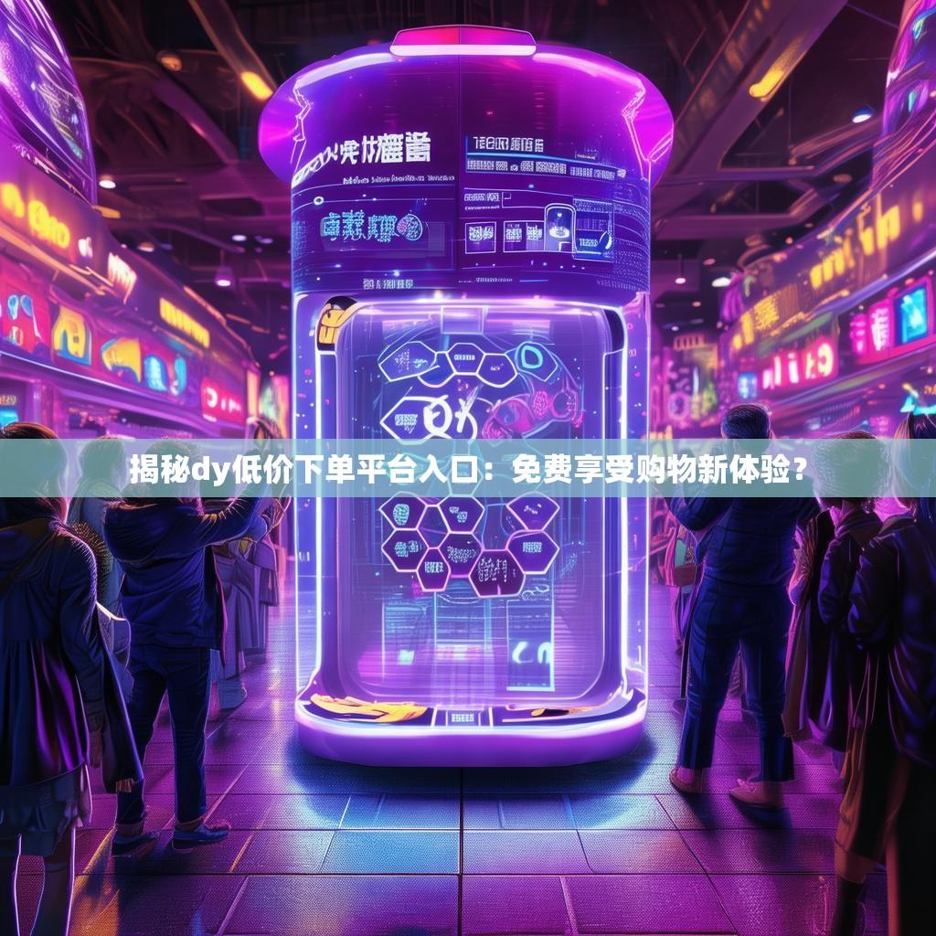 揭秘<strong><mark>d</mark></strong>y低价下单平台入口：免费享受购物新体验？