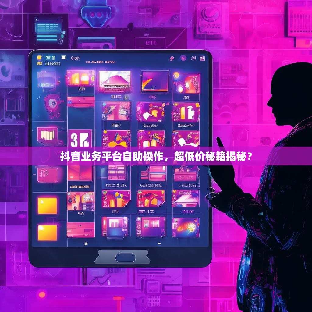 抖音业务平台自助操作，超低价秘籍揭秘？
