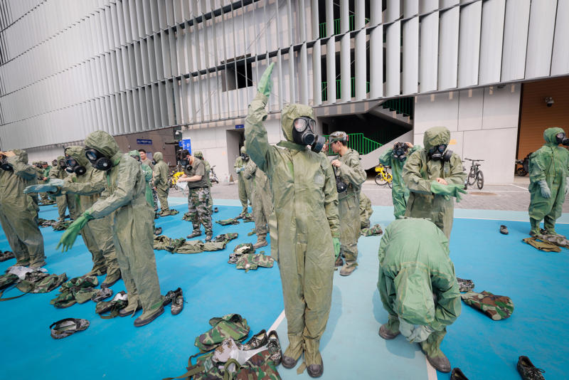 北京交通大学3600余名大一新生开启两周军训生活