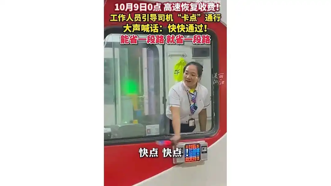 高速免费政策下,收费站外的荒诞冲刺与无奈算计